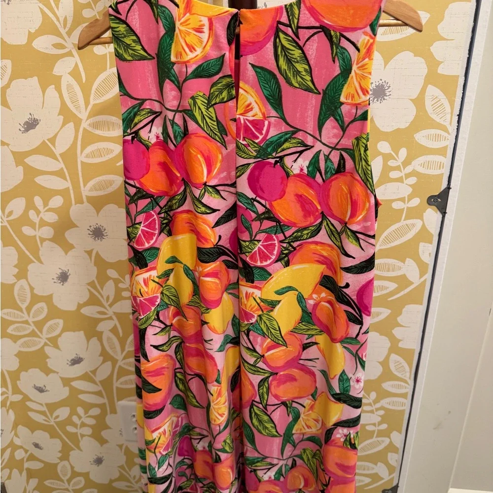 Pappagallo Vibrant Floral Sleeveless Dress - Picture 3 of 3